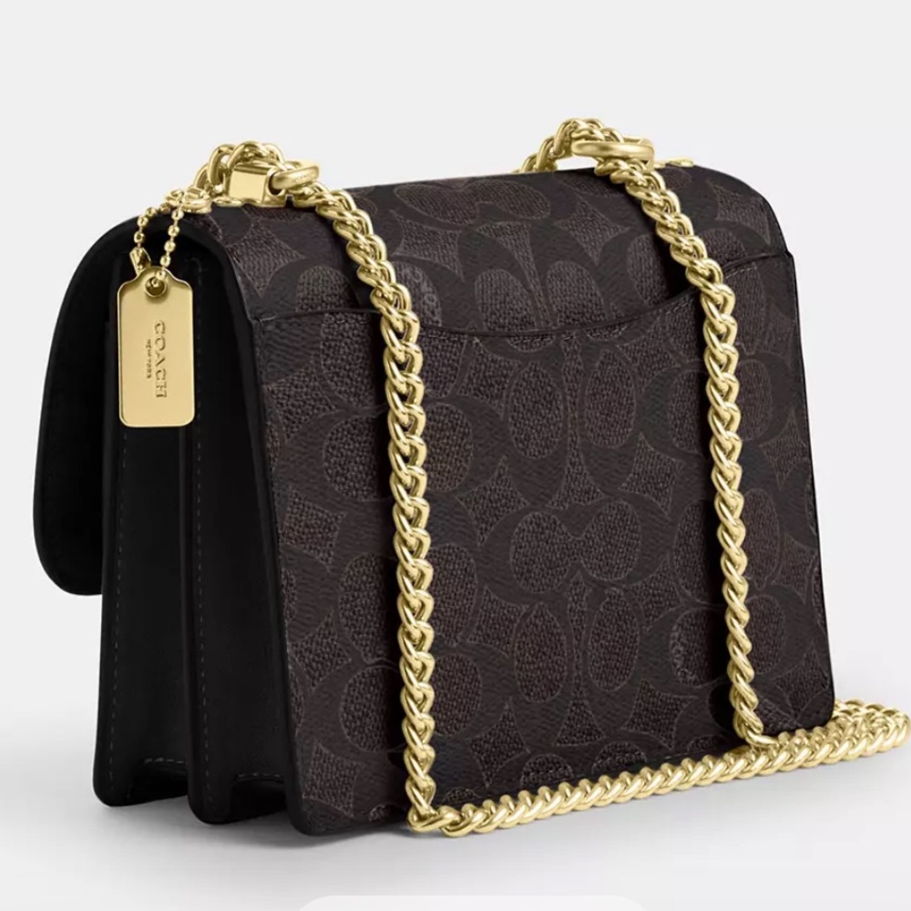 Coach Mini Klare Crossbody Bag In Signature Canvas - Picture 2 of 6
